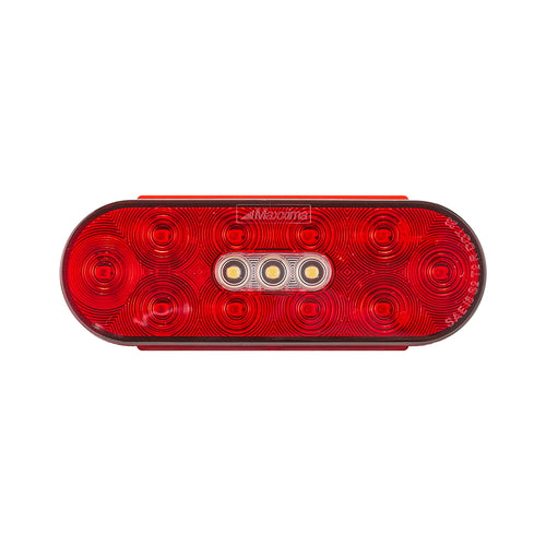 6” Oval Hybrid Combination S/T/T & Back-Up – Grommet Mount