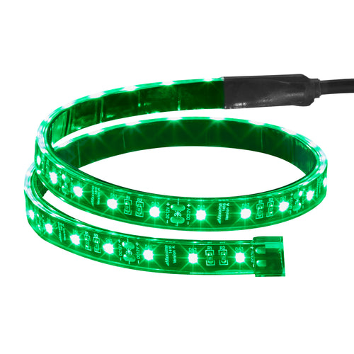 Maxxima Green LED Adhesive Strip Light 36"