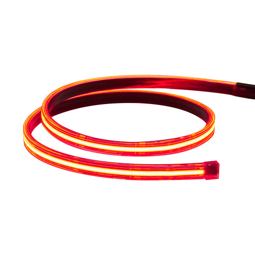 Maxxima COB Red Flexible Strip Light, 36"