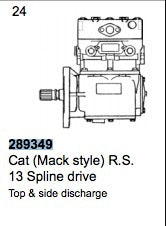 AIR Compresor CAT 3408-3406  (fits Mack Style) R.S TU- FLO 700 AIR COMP.