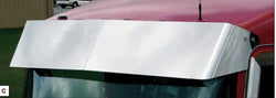 13” Visor Fits curved Windshield Trucks With stainless factory visor and 2 factory visor brackets. [2007 & Newer] fits Kenworth W900B, W900L, T300, T400T600, T800