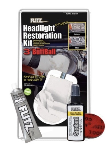 Headlight & Plastic Restoration Kit