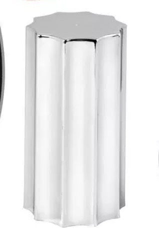 33mm Lug Nut Cover Srew-on Satrburst Flat Top Top 4 ”