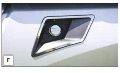 DEF Filler Bezel Trim For Trucks With Fairings Fits Kenworth T680 / T880