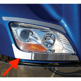 Stainless Steel Under Headlight Trim Fits Peterbilt 579 Pair