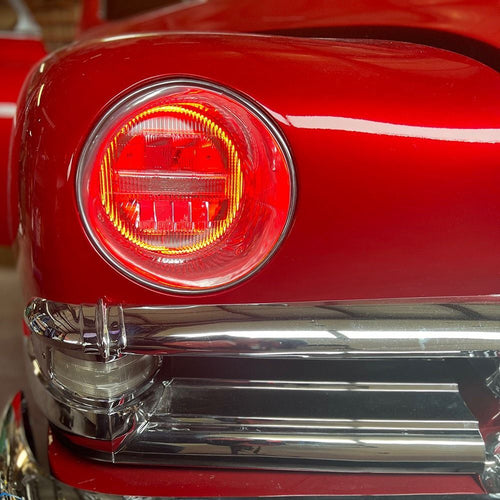 Classic Tech Series 7” Replacement LED Headlight with RGB Accent - Single