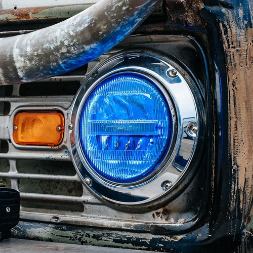 Classic Tech Series 7” Replacement LED Headlight with RGB Accent - Single