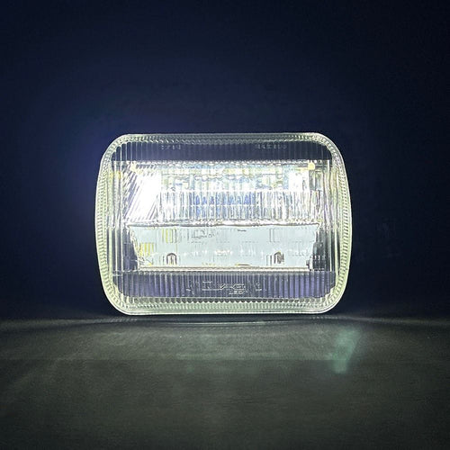 Classic Tech Series 5x7” Replacement LED Headlight with RGB Accent - Single