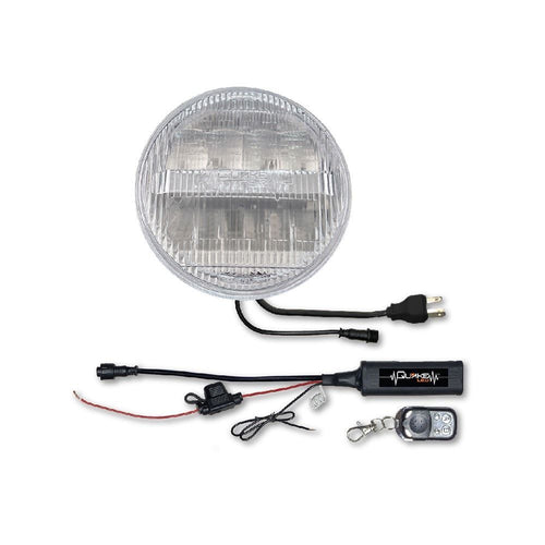 Classic Tech Series 5.75” Replacement LED Headlight with RGB Accent - Single