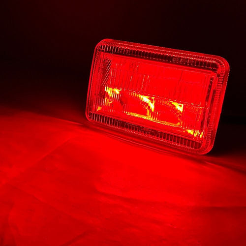 Classic Tech Series 4x6” Replacement LED Headlight with RGB Accent - Single