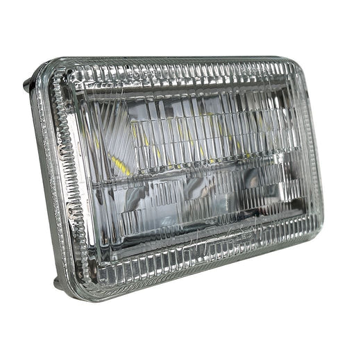Classic Tech Series 4x6” Replacement LED Headlight with RGB Accent - Single