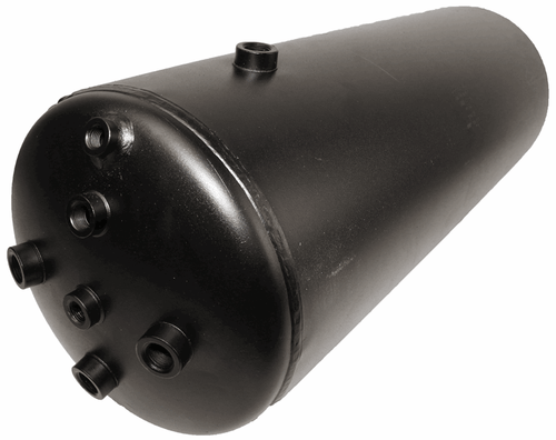 Air Tank fits Volvo Vn2 Series 2Nd & 3Rd Tank 10” Dameter X 29 Length Metric Threaded Ports