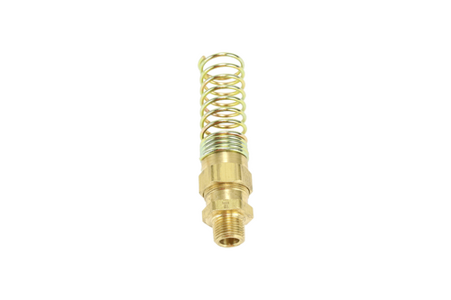 Male Connector with Spring Guard, 3/8" x 3/8", Single Pack