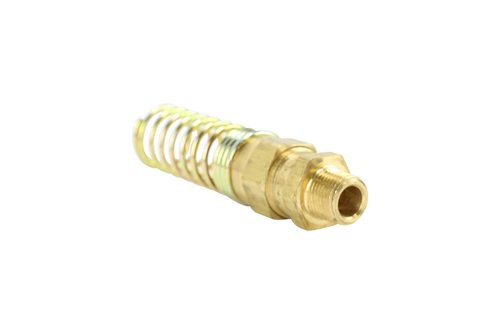 Male Connector with Spring Guard, 3/8" x 3/8", Single Pack