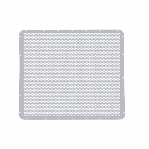 Small 1/4" Circle Holes Grille for Peterbilt 379 Extended Hood Stainless Steel