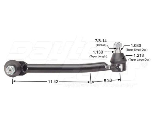 Steering - Drag Link Steering Drag Link Length 17.00 in