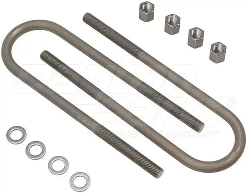 Suspension - Leaf Spring Axle U-Bolt Kit U Bolt Kit/Assembly Dim (A) 7/8, Dim (B) 4 1/16, Dim (C) 16 1/4