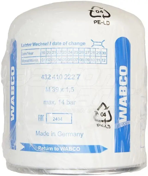Wabco Air Dryer Cartridge SS1200 SStwin Standard