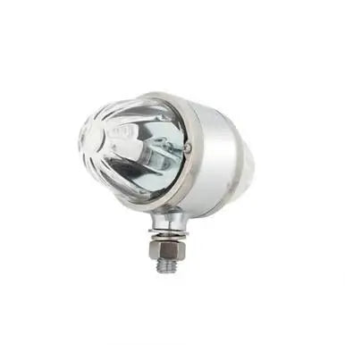 Amber/Clear DOUBLE Face Glass Star Led Watermelon Light Chrome Housing