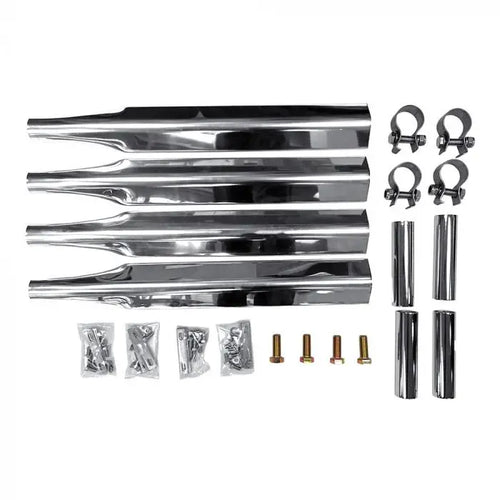 Single Axle Fender Mounting Kit Bracket Stainless Steel Mirror Finish - Heavy Duty