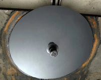 24 Inch Fifth Wheel Lube Disc With Steel Retention Clip slik