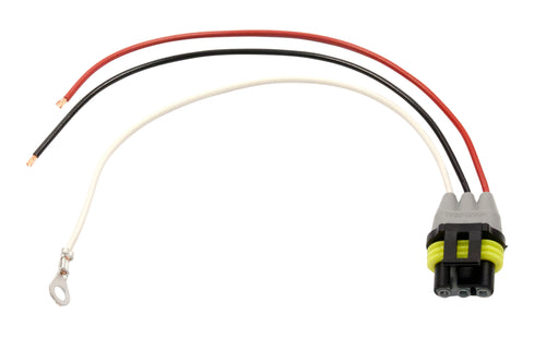 Peterson Molded 3-Wire Plug; Stripped Lead / Ring terminal