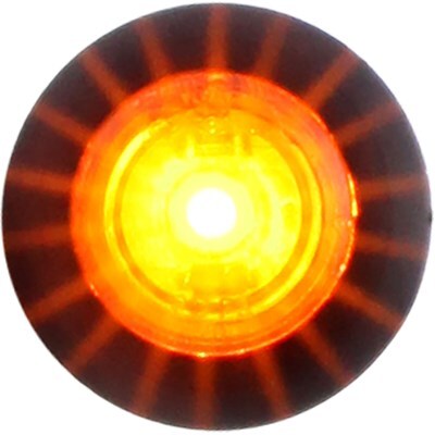 Yellow diode 1-LED 3/4" low profile marker/clearance light