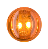 Yellow 3/4" PC rated marker/clearance light