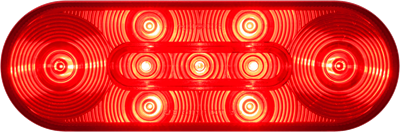 DISCONTINUED - 9-LED red stop/turn/tail light, PL-3 connection