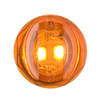 Yellow 3/4" PC rated marker/clearance light