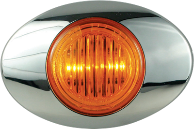 Amber/Amber M3 Marker/Clearance Light With Bezel