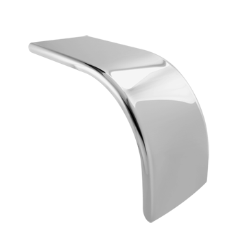 80” Half Tandem Fender Ultimate Low Rider 430 S.Steel 14 Gauge Mirror Shine (Pair) Hogebuilt