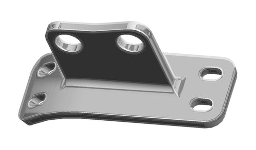 Lincoln Chrome Cab Bracket Straight Fits Peterbilt