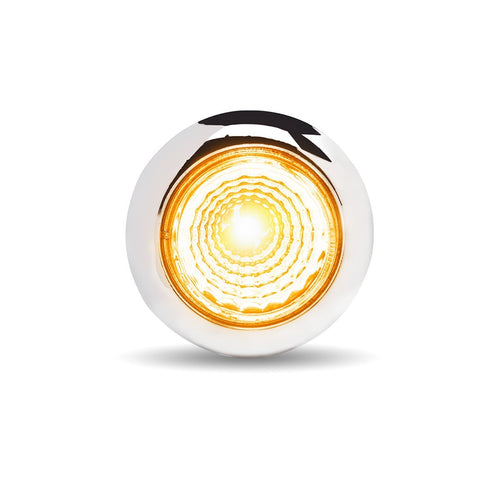 3/4″ Amber Marker to Blue Auxiliary Round Reflector LED Light – 1 Diode