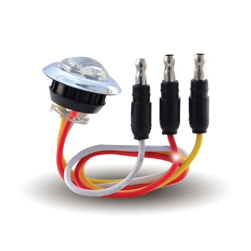 Trux 3/4″ Amber Marker To Blue Auxiliary Round LED Light – 2 Diodes