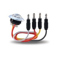 Trux 3/4″ Dual Revolution Amber Marker To White Auxiliary LED Light – 2 Diodes
