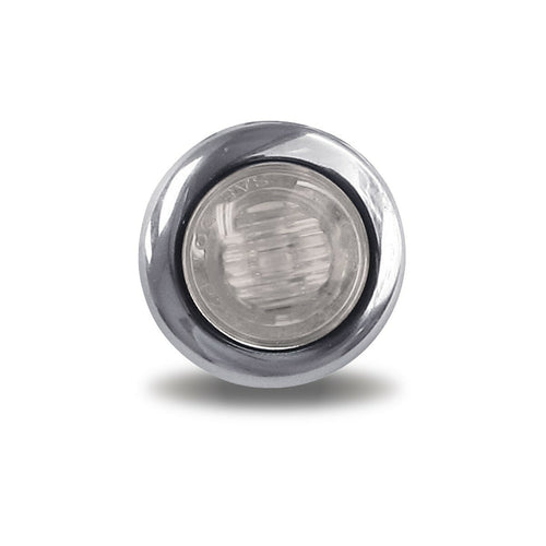 Trux 3/4" Round Amber Marker to Red Auxiliary LED Light (2 Diodes)