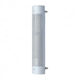 48" Tall 270 Degree Stainless Exhaust Muffler Shield For 10" Diameter Exhaust - Vertical Slot Mounting bracket included