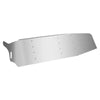 Visor 15" Stainless Steel Flat Top Freightliner Classic / FLD - Cab Mounted Mirrors (1991+)