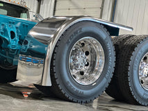 Half Fender Ultimate Low Rider Style 430 Stainless Steel Hogebuilt ( PAIR )