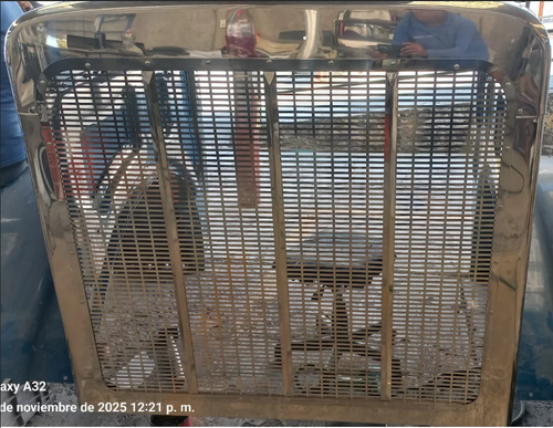 Complete Grille And Surround Assembly Fits Peterbilt 388,389 ( With Peterbilt 379 Design ) 304 Stainless Steel