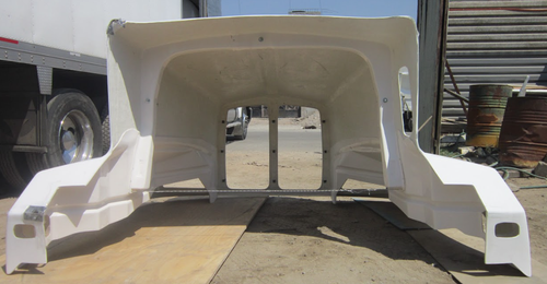 New Hood Fits Kenworth T600 B Aero 1995-1997 For Cab With Curved Windshield Short Fender With Light On Rear