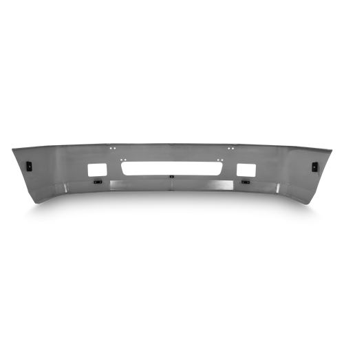 18” Chrome Bumper Freightliner Century 1996-2004, Aerodynamic, with Mounting Holes, Fog and Large Center Tow Holes