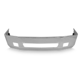18” Chrome Bumper Freightliner Century 1996-2004, Aerodynamic, with Mounting Holes, Fog and Large Center Tow Holes