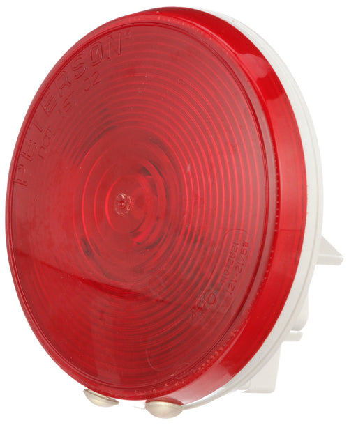 Peterson 4 inch Round Stop / Turn / Tail Light Red Incandescent