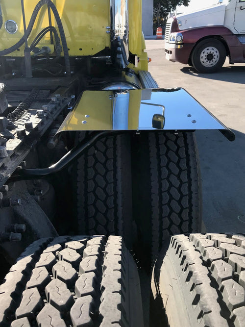 80” Half Tandem Fender Ultimate Low Rider 304 S.Steel 14 Gauge Perfect Mirror Finish (Pair) Hogebuilt