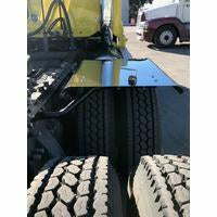 80” Half Tandem Fender Ultimate Low Rider 430 S.S. 14 Gauge Mirror Shine (Pair)