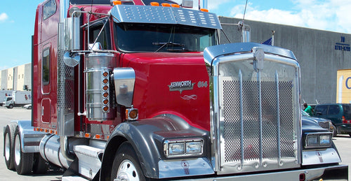 Bug Deflector fits Kenworth W900B, C500 and T800H models S.S.304