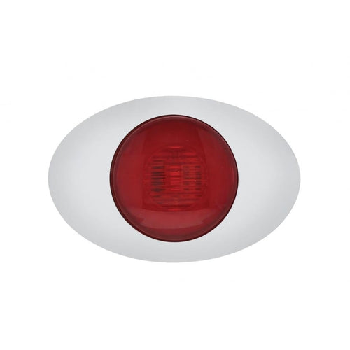 5 LED "M3 Millennium" "GLO" Clearance/Marker Light - Red LED w/ Red Lens
