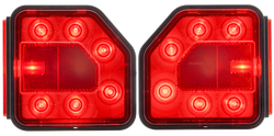 LED Combination Tail Lights for Over/Under 80” Applications
